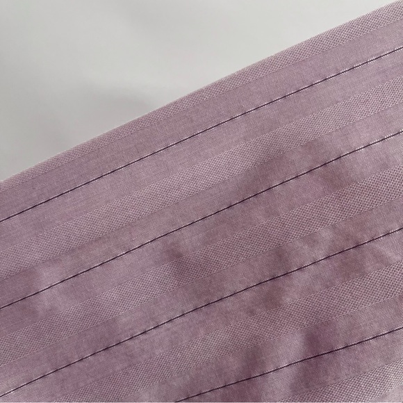 Givenchy Paris Monsieur Gentleman vintage stripe lilac - pastel 15.5 size Medium - Picture 7 of 8